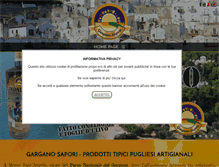 Tablet Screenshot of garganosapori.com